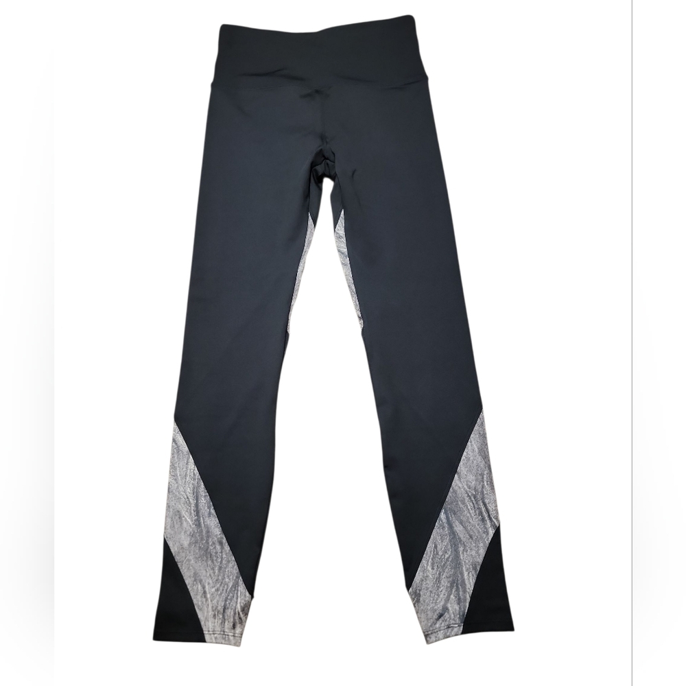 Soulgani Active‎ Realtree Black and Gray Leggings with Patterned Accentssize XS